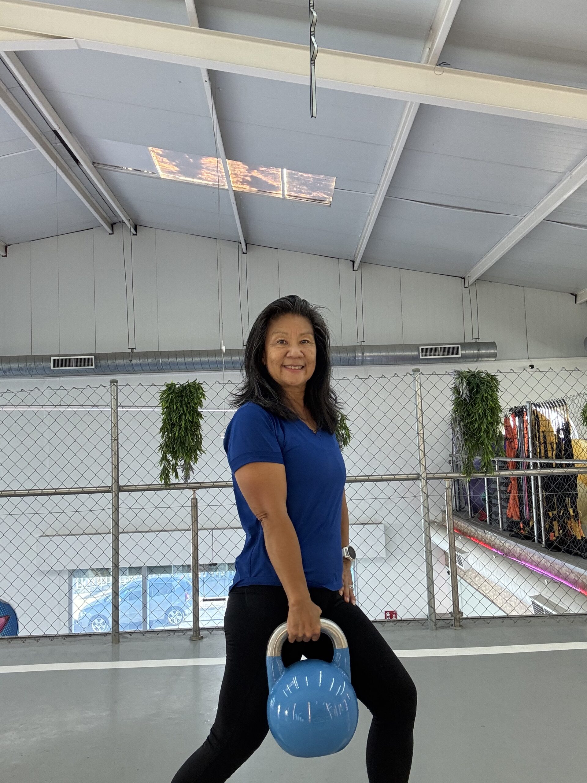 Kettlebell training in the Pontewapa studio